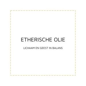 Etherische oliën